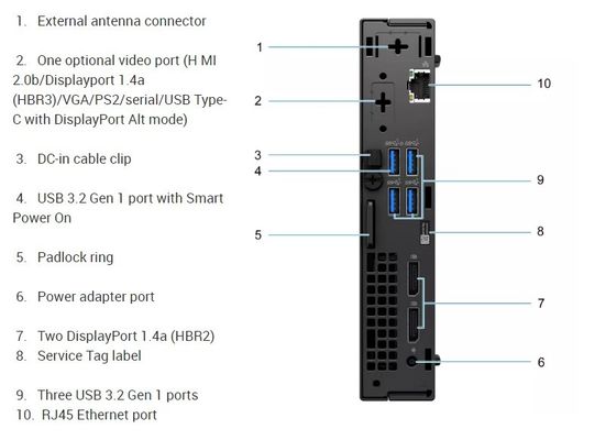 Dell OptiPlex 5000 Micro Form Factor Desktop PC Mini Computer 5000mff i5-12500T 8GB