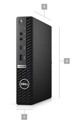 D-ell OptiPlex 7090 Micro Business SFF Desktop PC with 4.6 GHz Processor Main Frequency