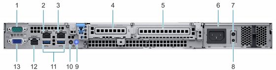 Original Dells 1U PowerEdge R240 R250 R350 R440 Rack Server with Intel Xeon E-2226G