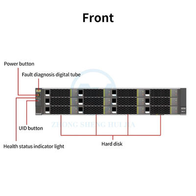 Private Mold Huawei 2288H V6 Rack Server with Intel Xeon Gold 5318N and 32G Memory