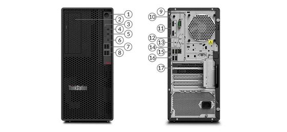Intel Core i7 10700T 10th Gen Processor in Lenovo ThinkStation P340 Workstation Tower