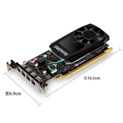 PCI Express 3.0 16X NVIDIA QUADRO P1000 Mini Display Port Outputs for Professional