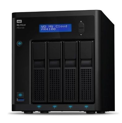 WD Western data My Cloud Pro PR4100 NAS Network Storage 4-disk WDBNFA0000NBK High Capacity