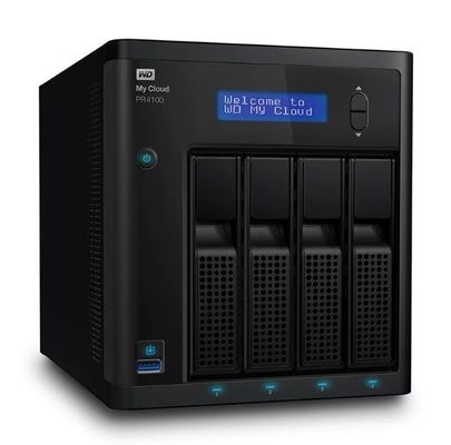 WD Western data My Cloud Pro PR4100 NAS Network Storage 4-disk WDBNFA0000NBK High Capacity